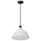 Nuvo Russel - 14 Inch Pendant - Matte Black with Satin White Glass 60/8026 - alternate 7